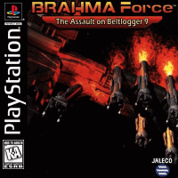 BRAHMA Force the Assault on Beltlogger 9 Playstation US box art